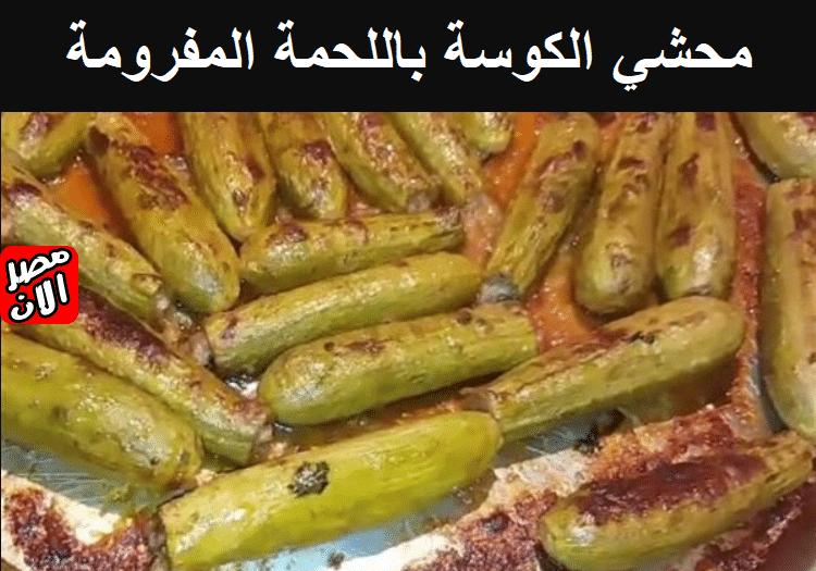 محشي الكوسة باللحمة المفرومة