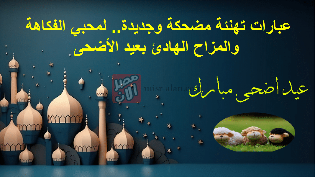 عبارات تهنئة مضحكة وجديدة.. لمحبي الفكاهة والمزاح الهادئ بعيد الأضحى